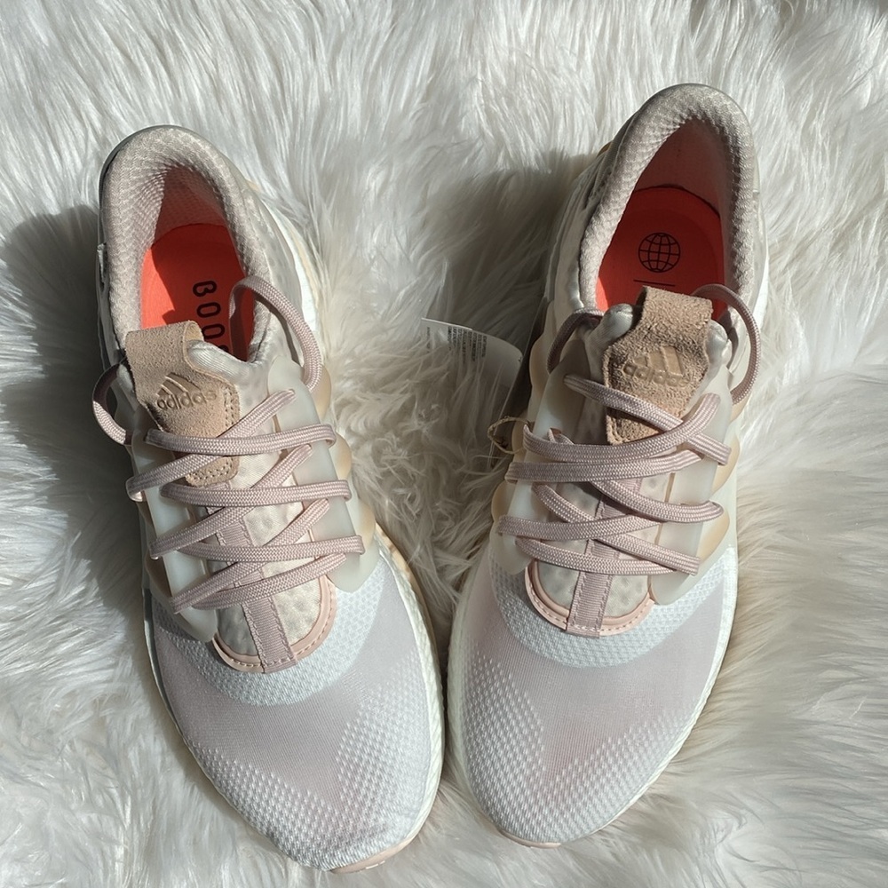 ☀️ADIDAS X_PLRBOOST Women’s 8.5 wonder quartz bliss orange - Picture 4 of 12